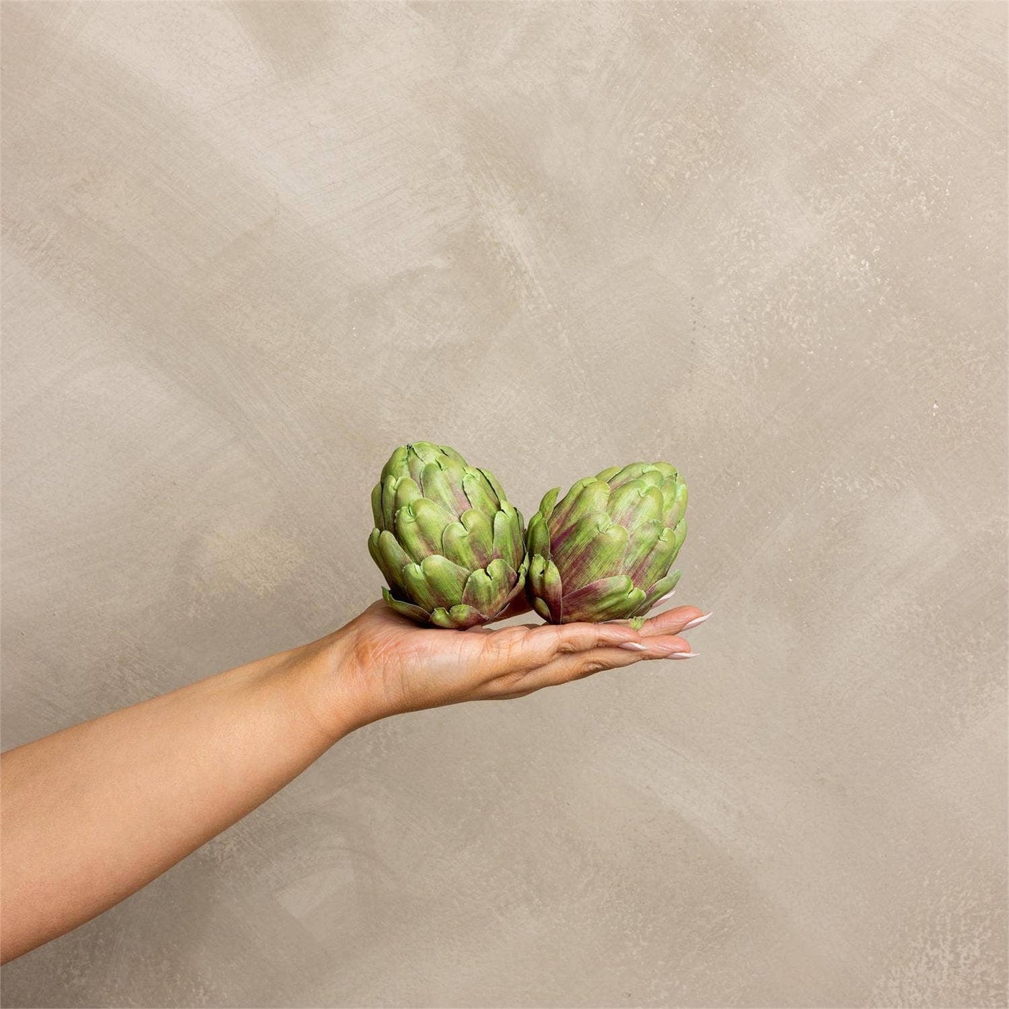 Audrey's Home & Gift - Green & Burgundy Faux Artichoke (PK/12)