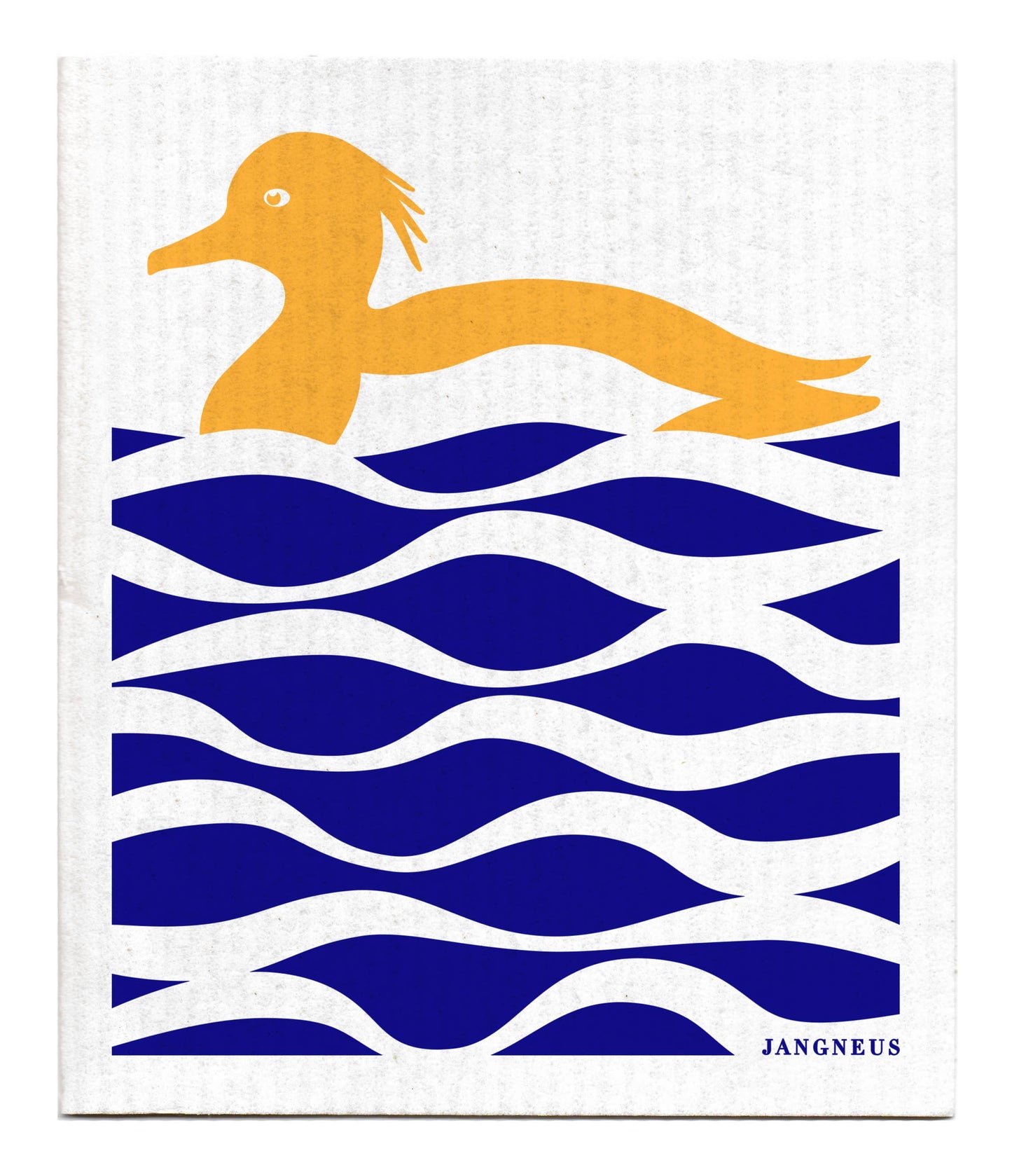 Jangneus - Swedish Dishcloth - Duck - Ochre: Black