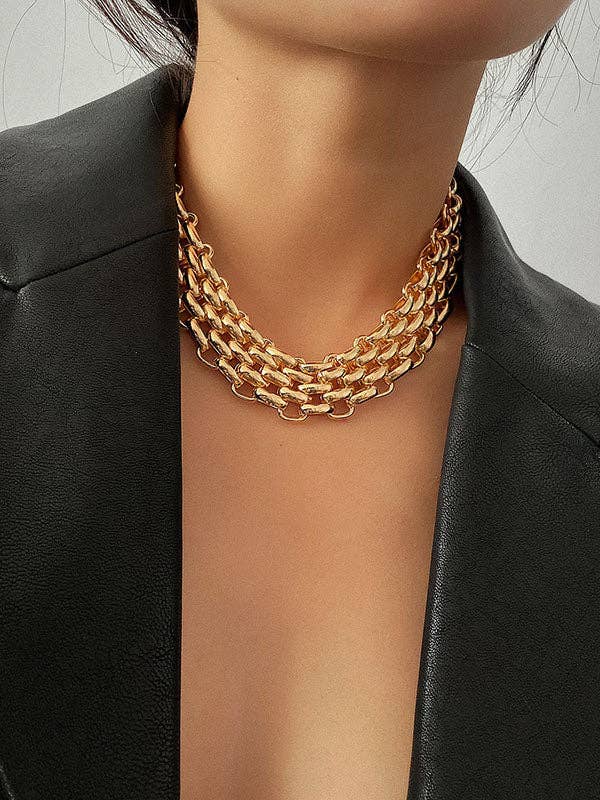 Elanora - Stylish Selection Necklaces Accessories: GOLD / One_size