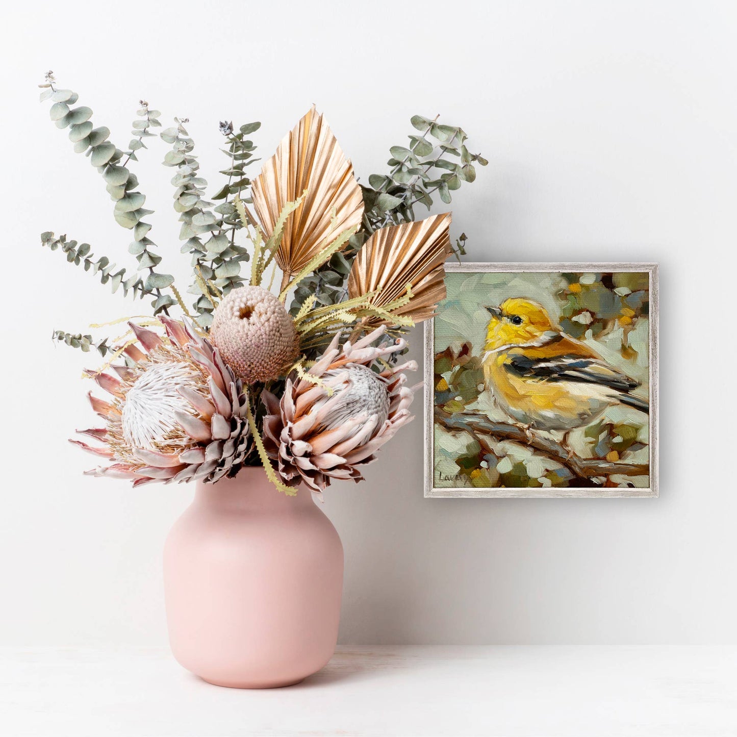 GreenBox Art - Goldie Bird Mini Framed Canvas