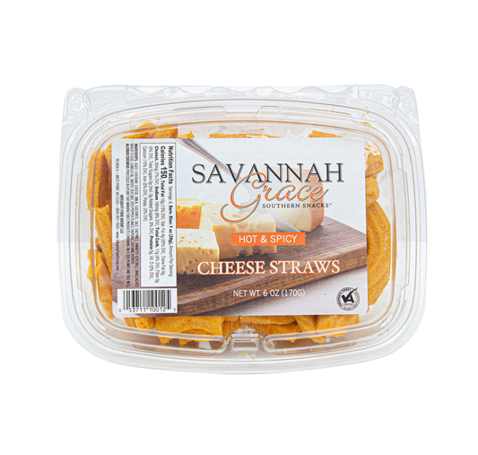 Integrity Food Group - Hot & Spicy Cheese Straws 6 oz Tub