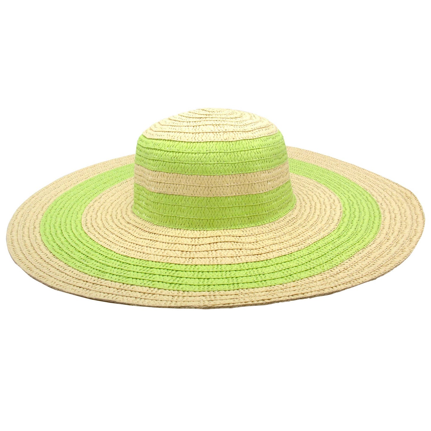 High Desert Gear - Floppy Beach Summer Sun Hat: Striped Lapis Blue