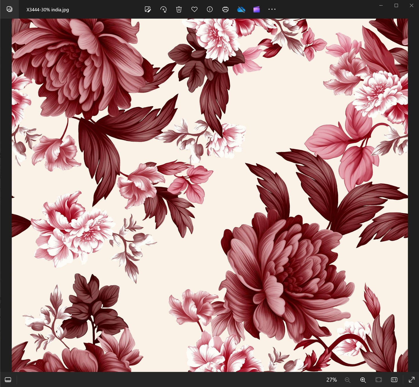 Dance in Paris - New Top-Italian Print Silk with Front Bottom Layers: Beige/Sage