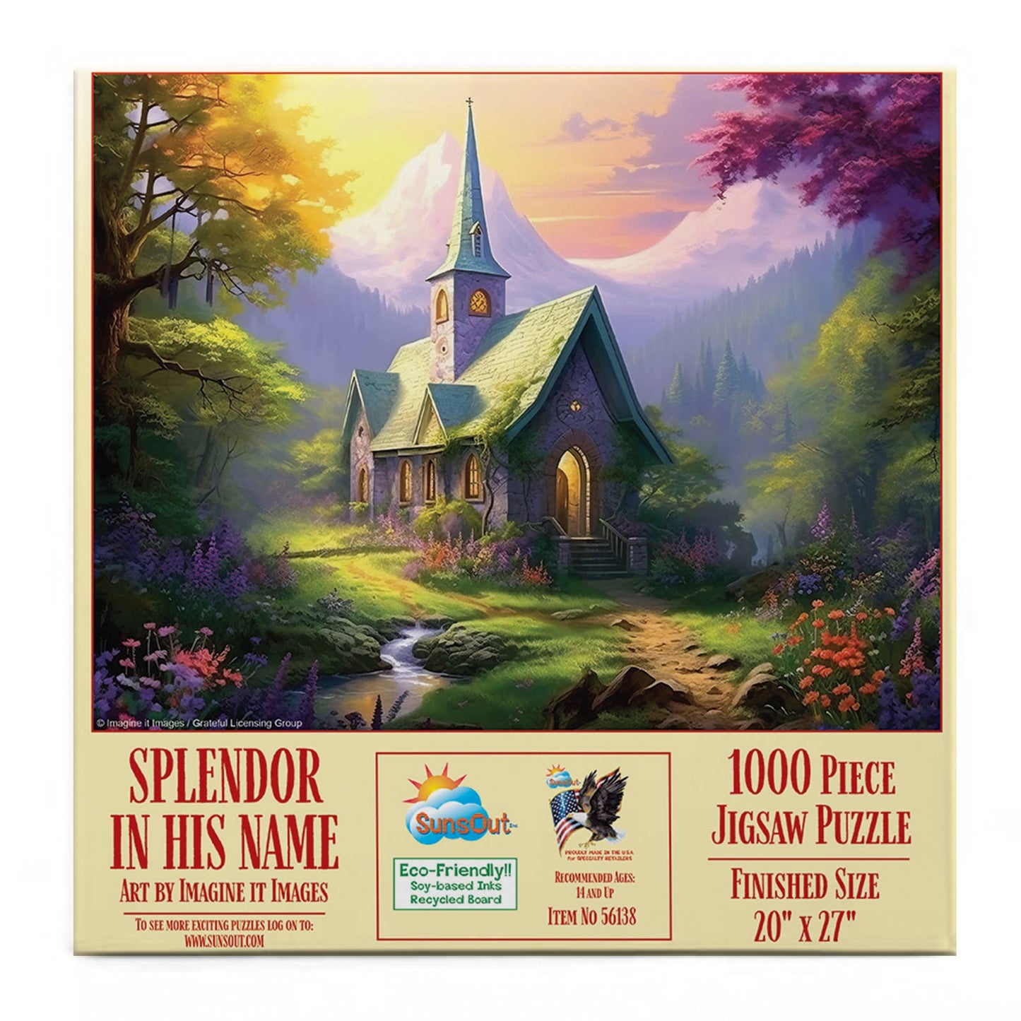 SunsOut - 0142 Splendor in His Name 1000 pc Puzzle