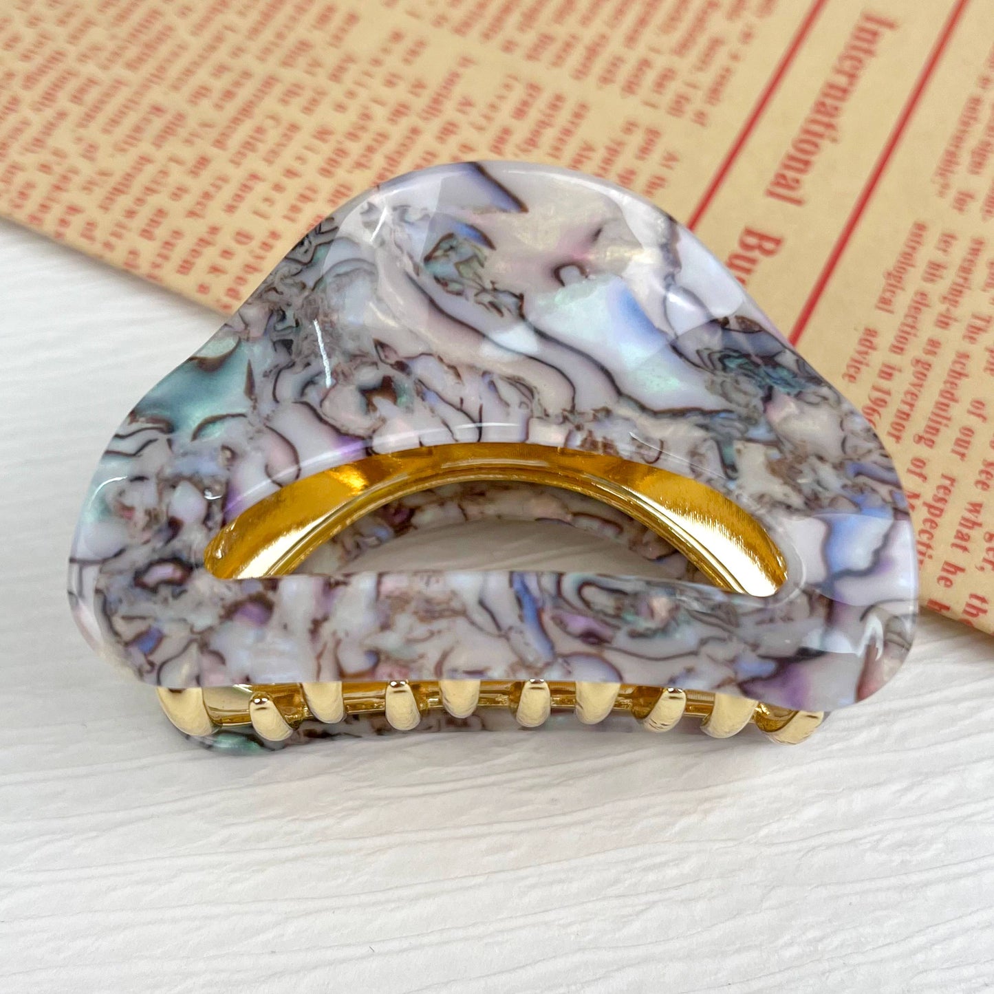 TheDivaSoap - Mushroom hair clips colorful claw clip: A