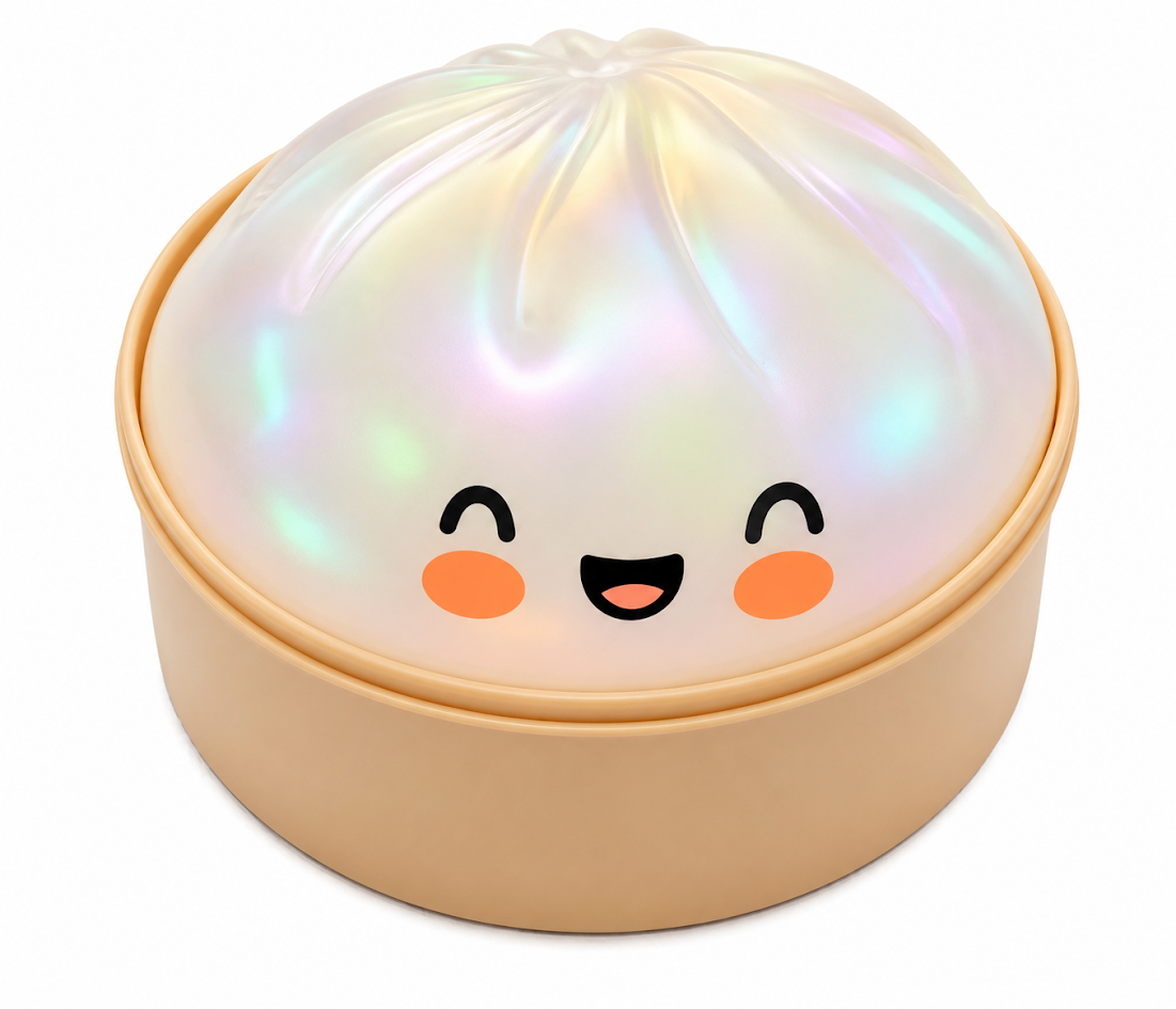 NYSLIFE - Jumbo Bao Buddies Holographic Dumplings Sensory Toys