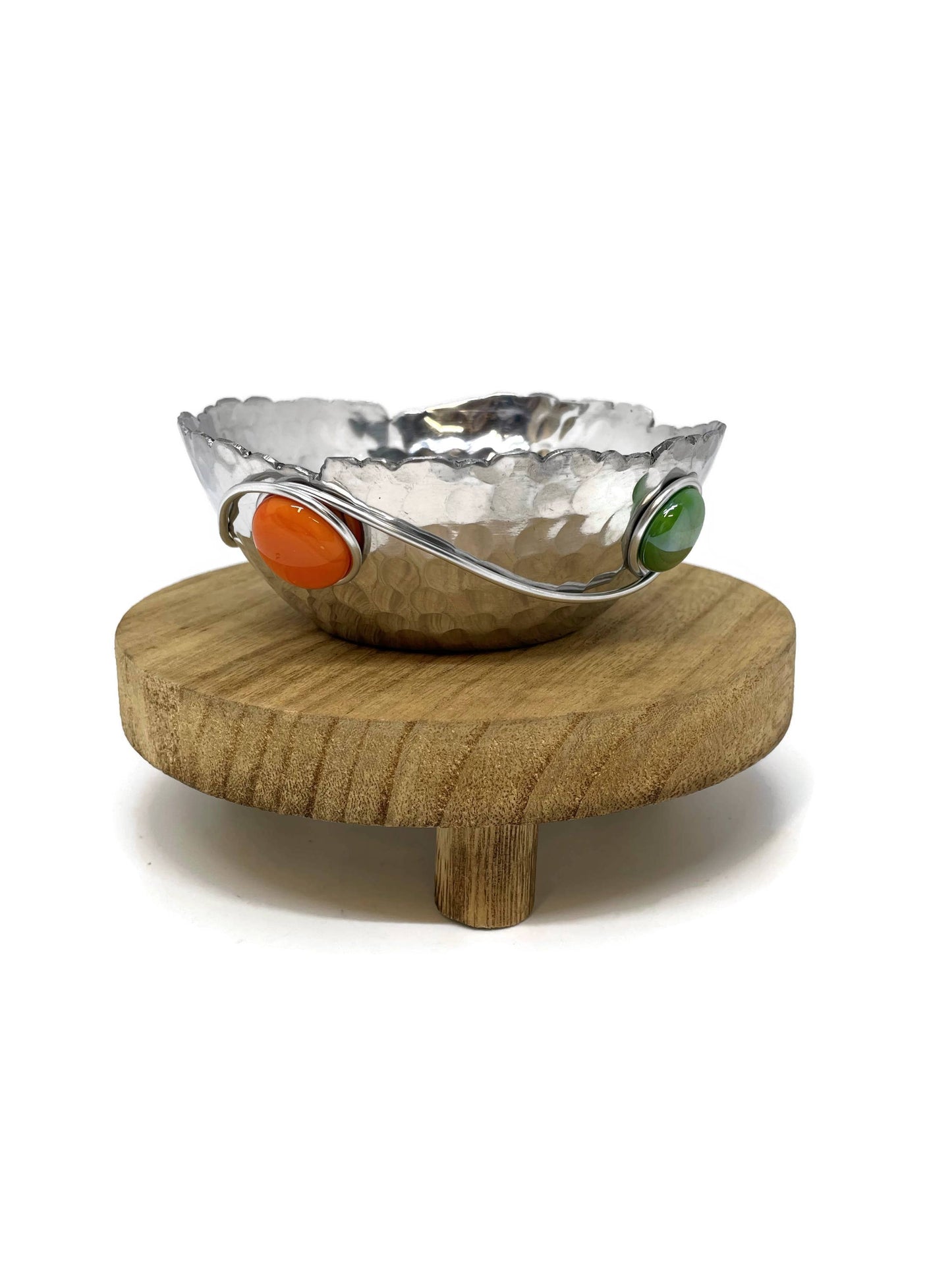 Swiddles Inc - Wire Wrapped Small Bowl: Neutral