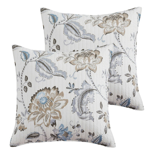 Levtex Home - Maileen Euro Sham Set of 2: Neutral Blue / Default Title