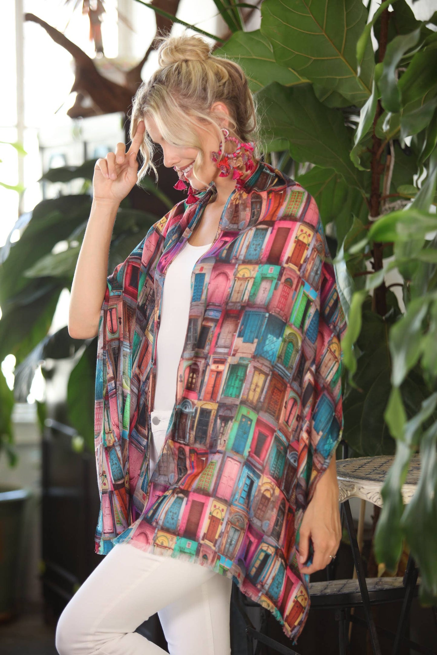 KikiSol - Doors Cotton Modal Scarf