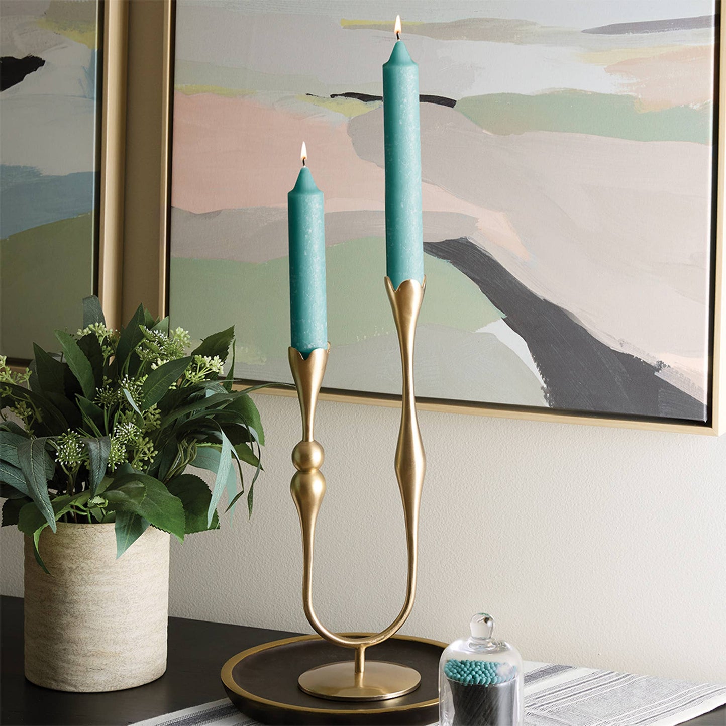 ROOT Candles - ROOT Timberline Collenette Taper Candles: Ivory / 7 inch