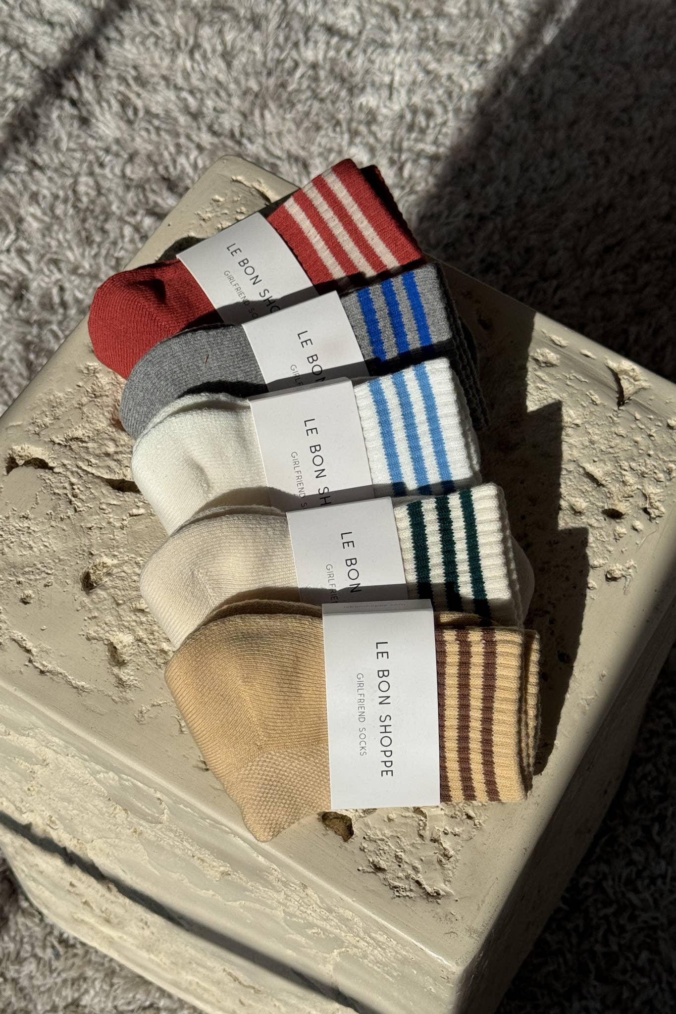 Le Bon Shoppe - Girlfriend Socks: Ivory