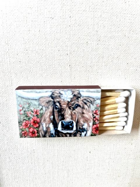 Rustic Nester - Customized matchbox, matches for candles, party favors, gift