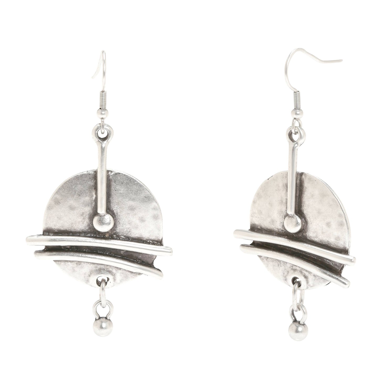 Chanour - Handmade Pewter Earrings - KU152
