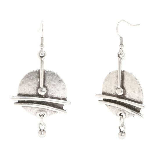 Chanour - Handmade Pewter Earrings - KU152