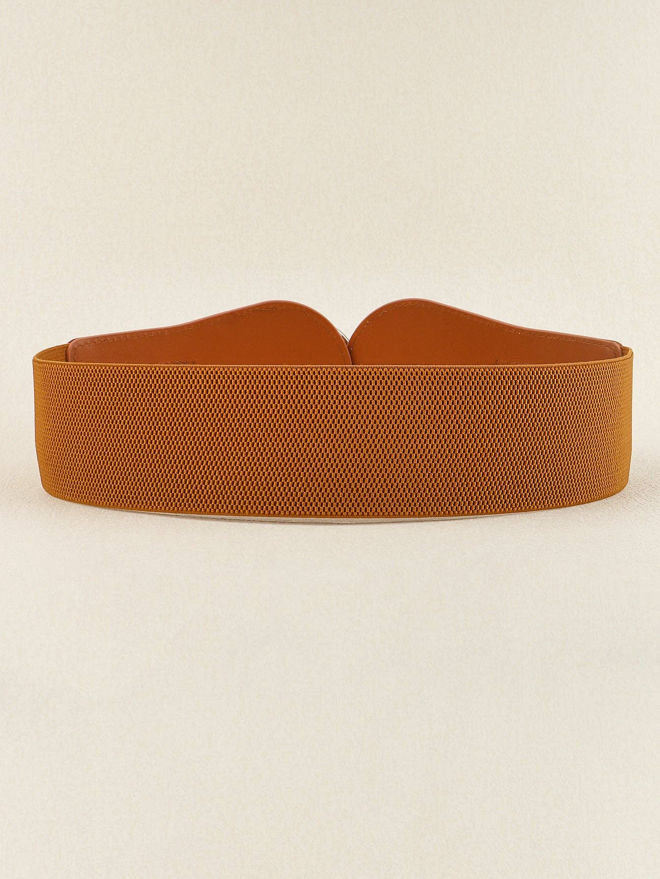 Kustom Kreations Goods - PU Elastic Wide Belt: Chestnut / One Size