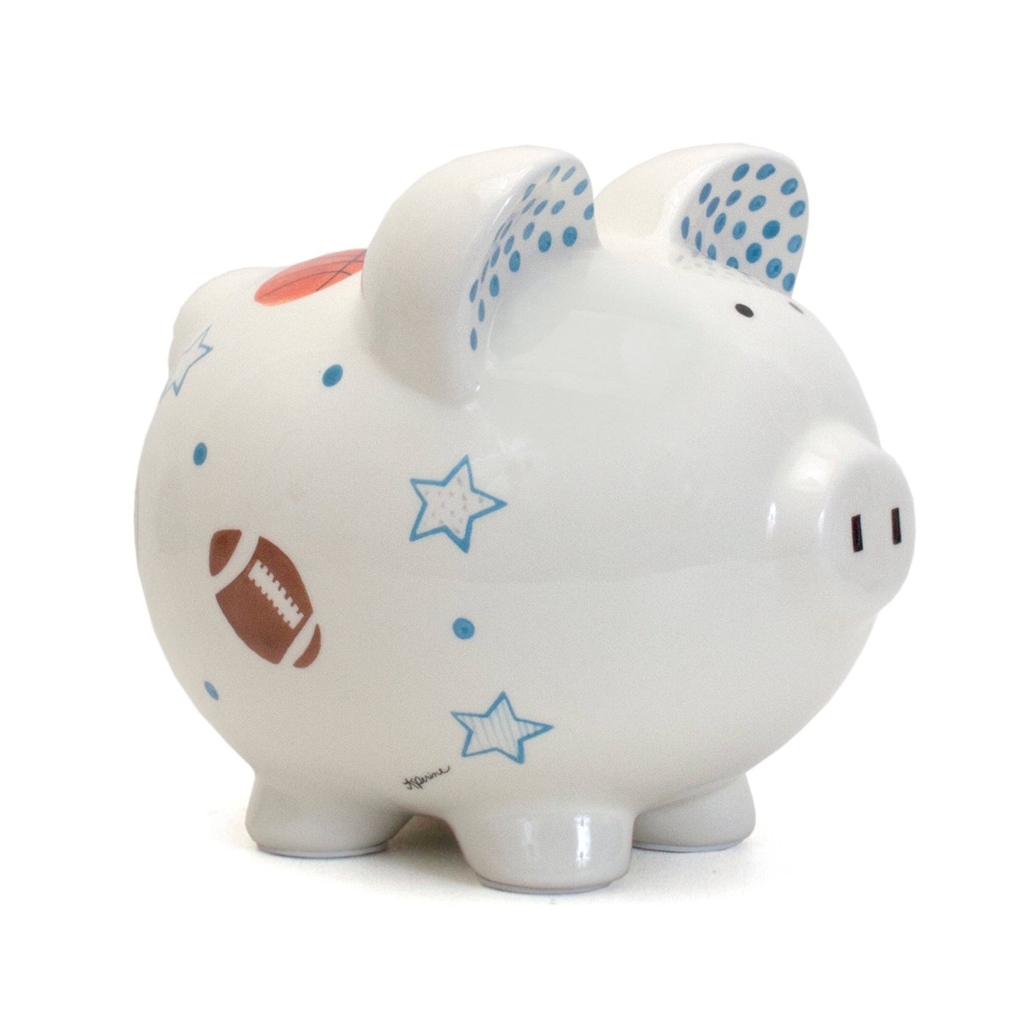 Child To Cherish® - Sports Paper Star Large Piggy Bank