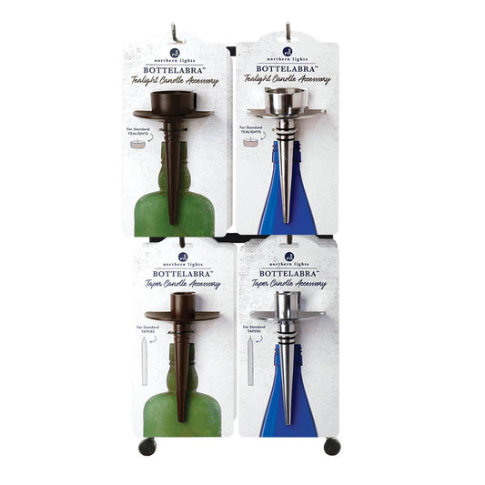 Northern Lights - Bottelabra™ Display: 4 Peg