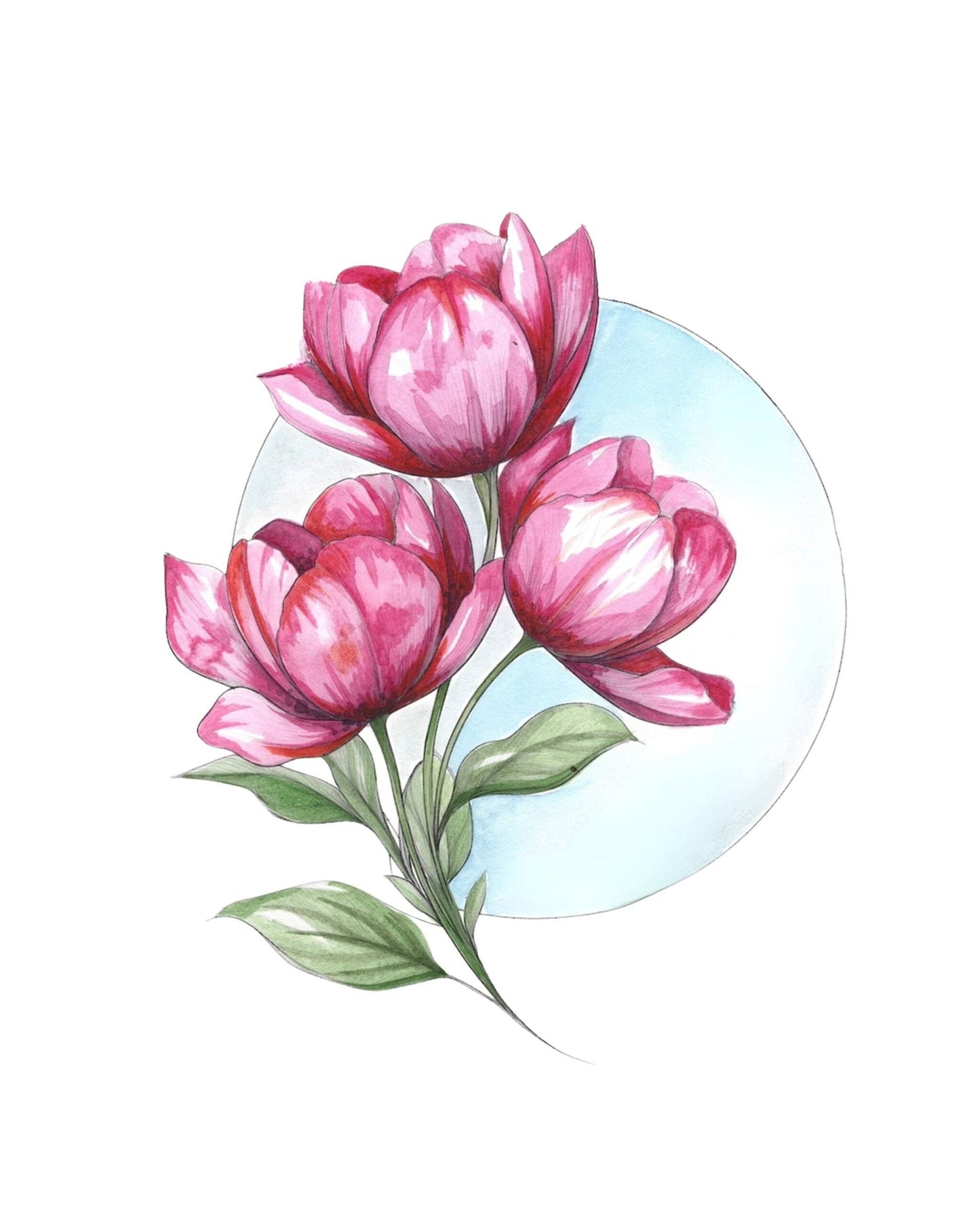 Willow Wolfe USA - Bold Flowers Watercolor Workbook