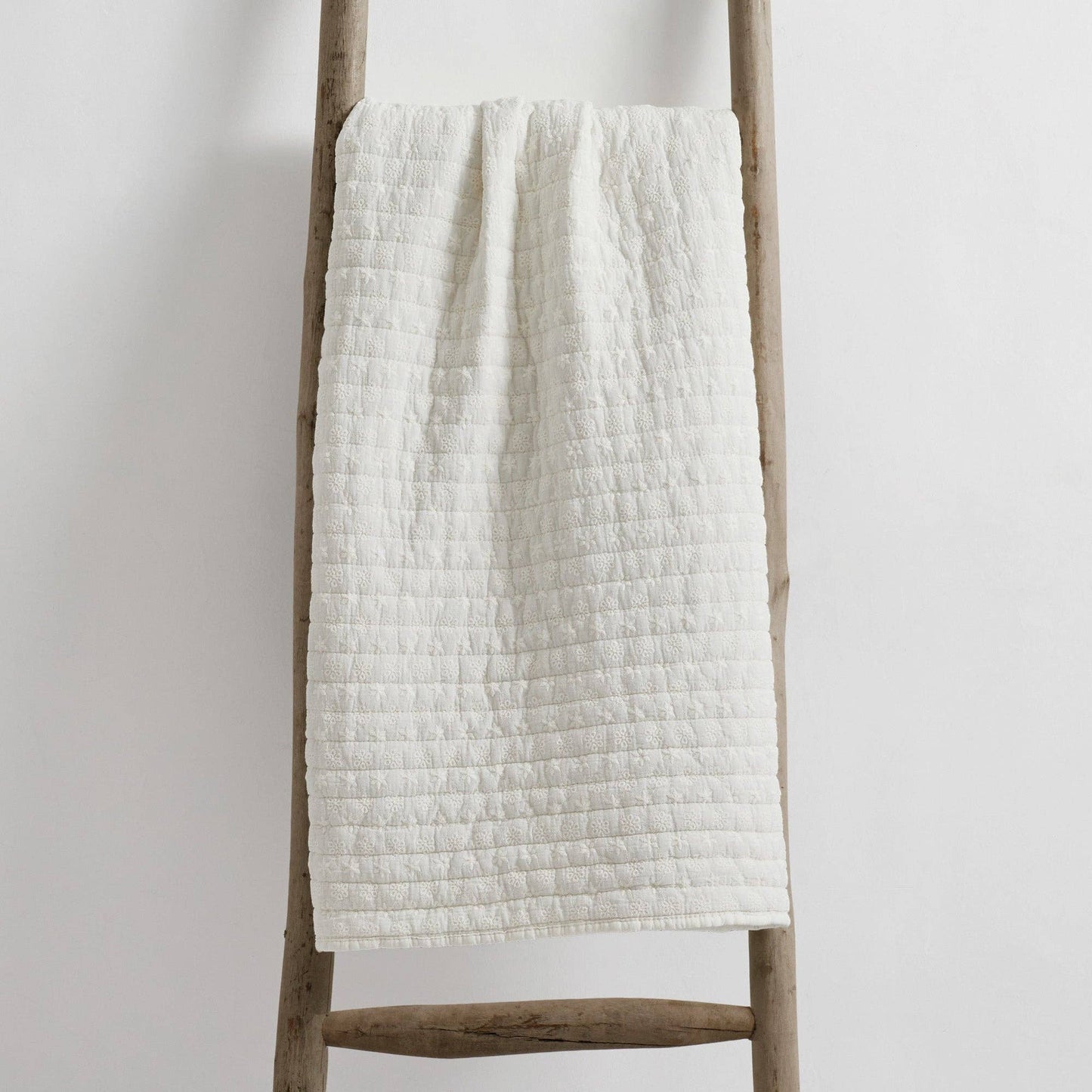 Levtex Home - Eyelet Quilted Throw: Taupe