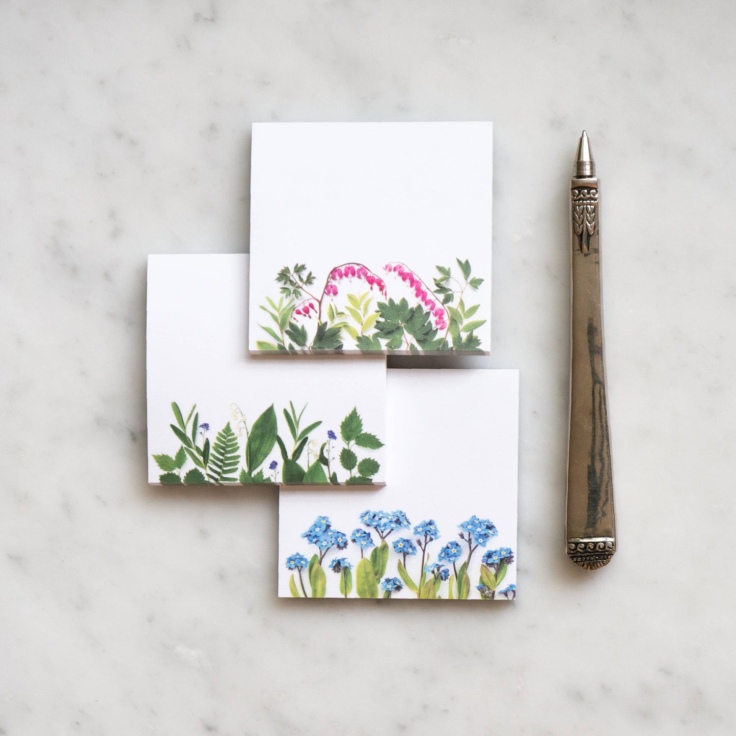 Bottle Branch - Sticky notes - 3 pack - woodland spring