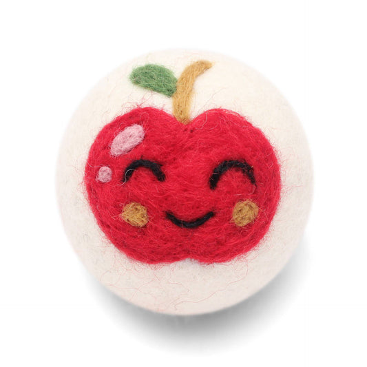 Ethical Global - Fruits: Eco Wool Dryer Balls Fair Trade: Apple
