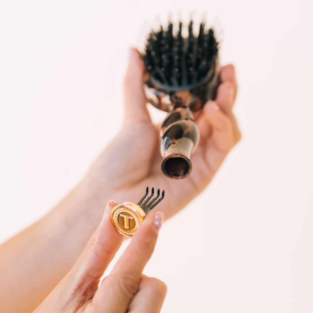TELETIES - Mini Boar Brush | Tortoise