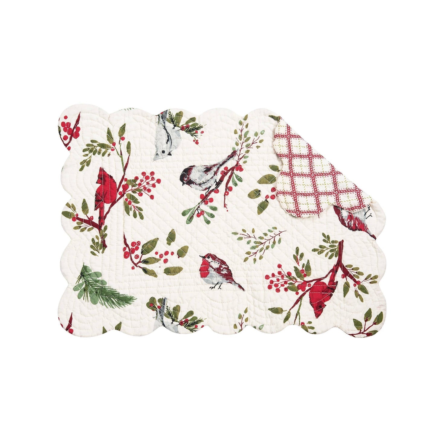 C&F Home - Christmas Sprig Birds Placemat