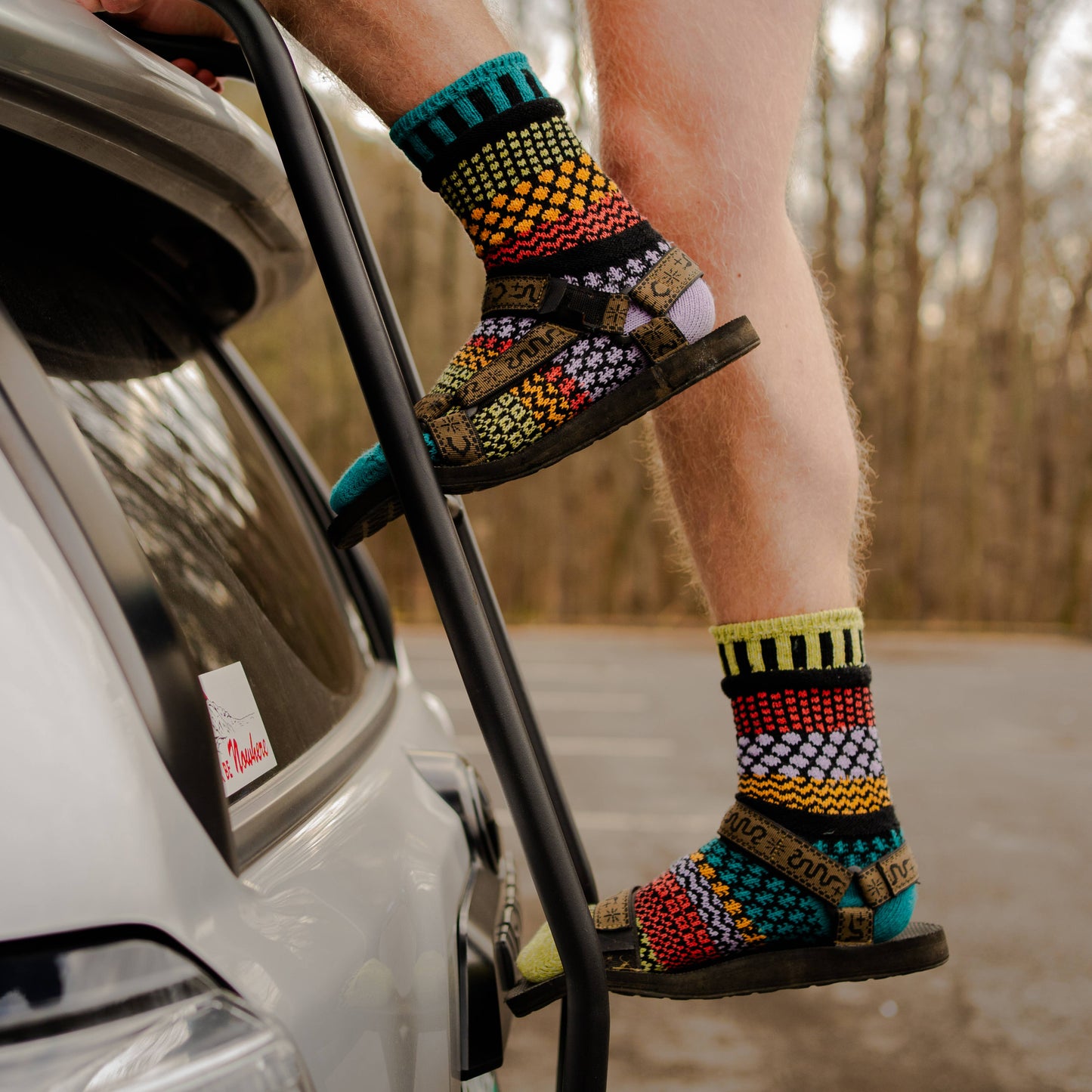 Solmate Socks - Artichoke Crew Socks | Eco-Friendly & Made In The USA: Small (Women 6 - 8 / Men 5 - 7)