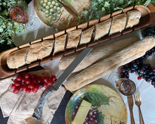 Load image into Gallery viewer, Vagabond House - Baguette Board with Antler Bread Knife