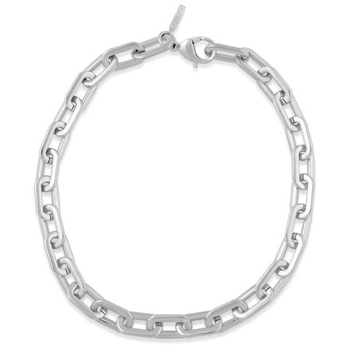 Sahira Jewelry Design - Jenna Link Necklace: Silver / 18"