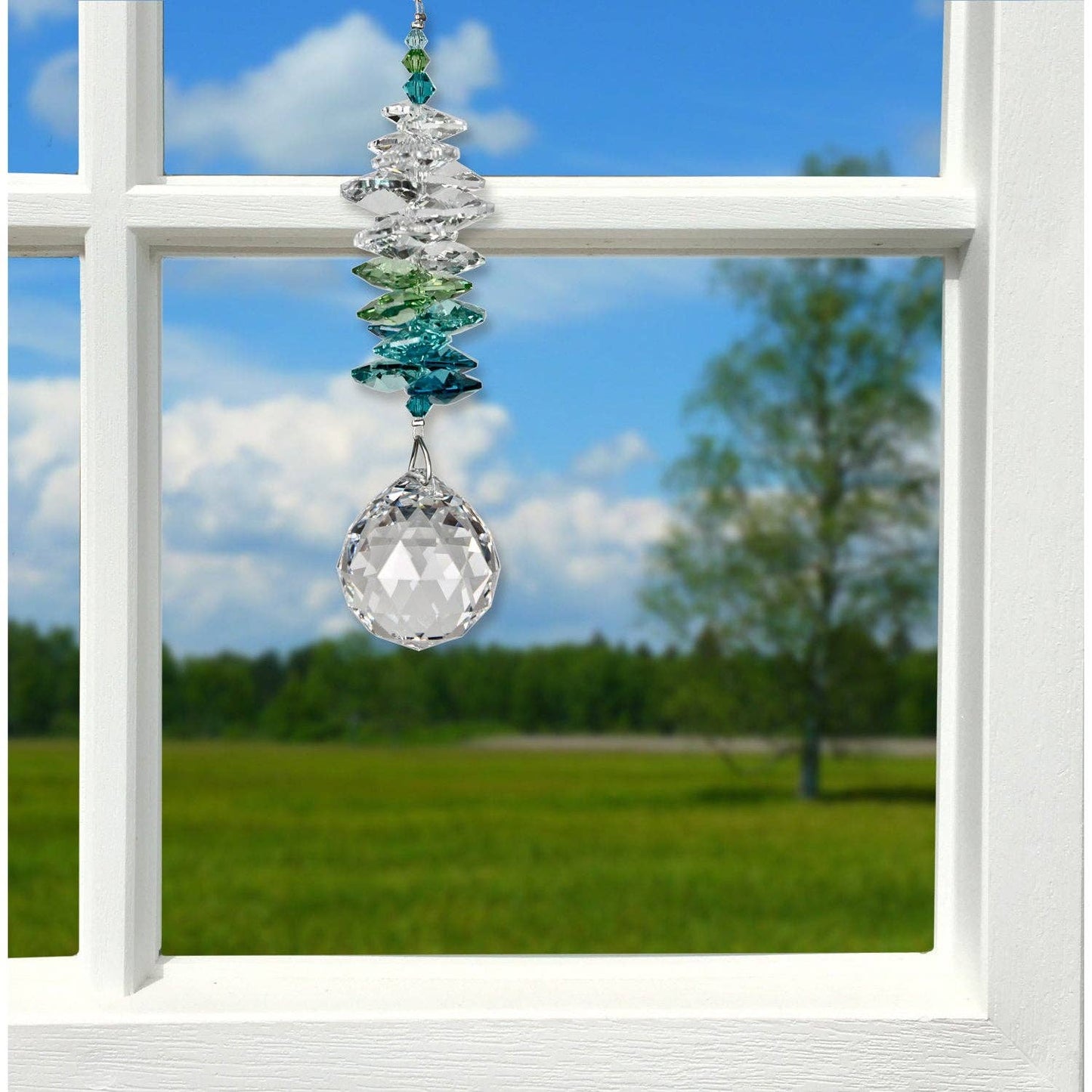 Woodstock Chimes - Crystal Grand Cascade™ - Green