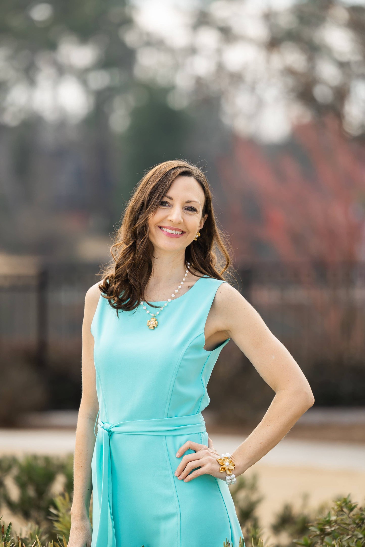 Hidden Truth Jewelry - Fresh Water Pearl Chain with Anna Pearl Cross