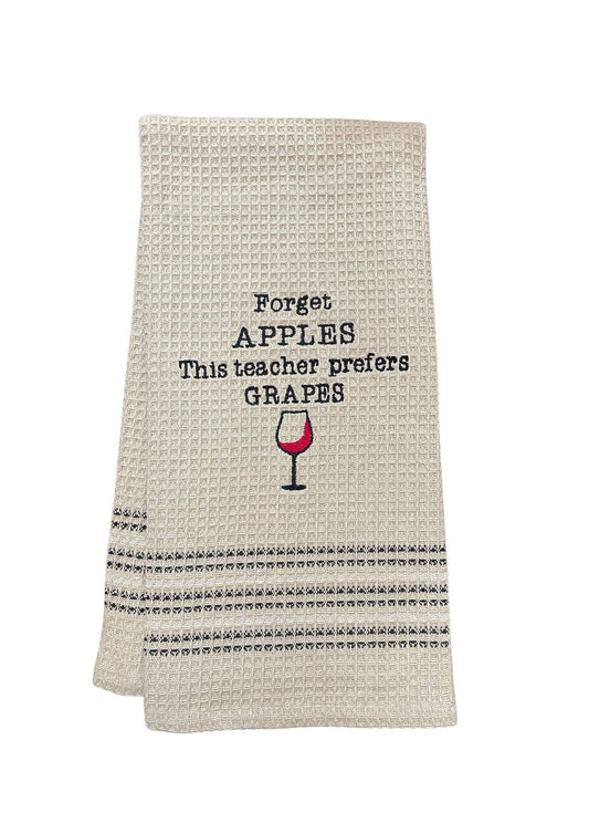 Mona B. - PREFERS GRAPES  DISHTOWEL- Set Of 2, MH-284