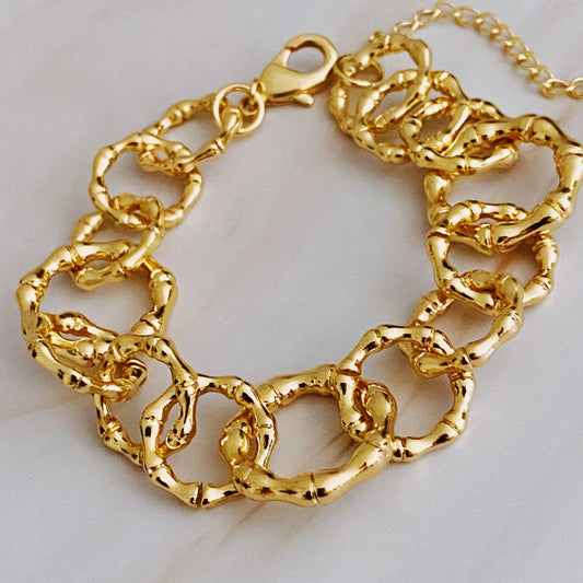 Ellison+Young - Artfully Linked Chain Bracelet