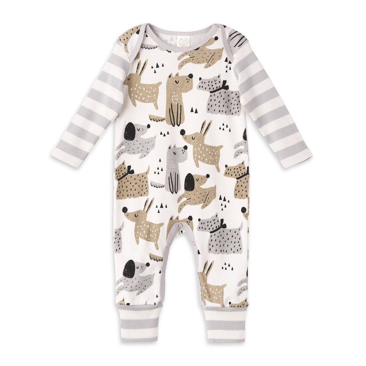 Tesa Babe - Baby Boy Puppy Dogs Cotton Romper - Open Stock: 6-12M