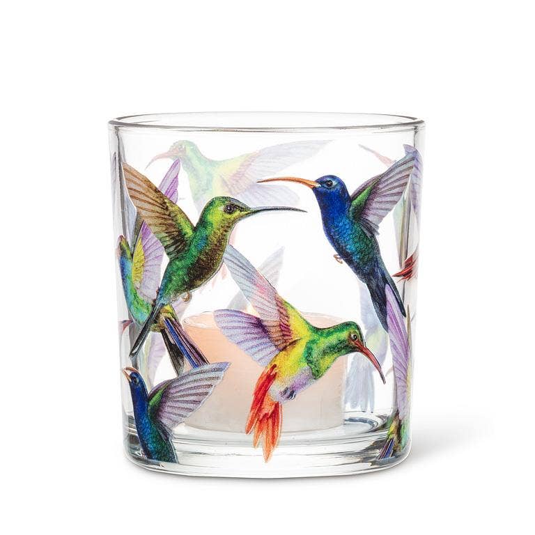 Abbott - Hummingbirds Votive-3"H