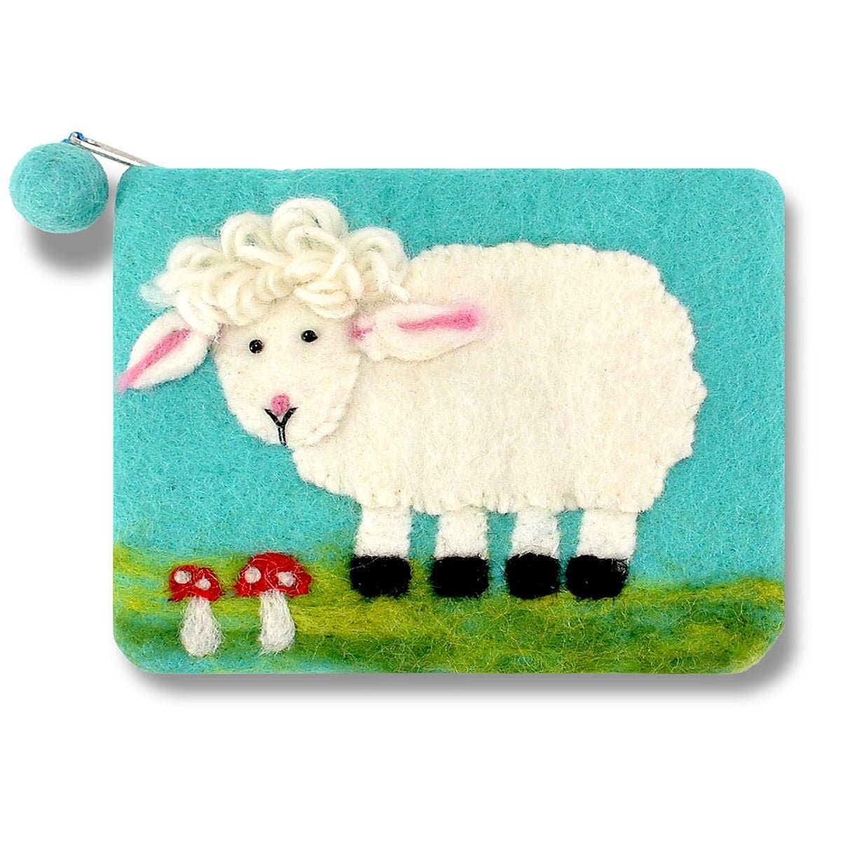 BNB Crafts Inc. - Felted Sheep Coin Purse: Gold