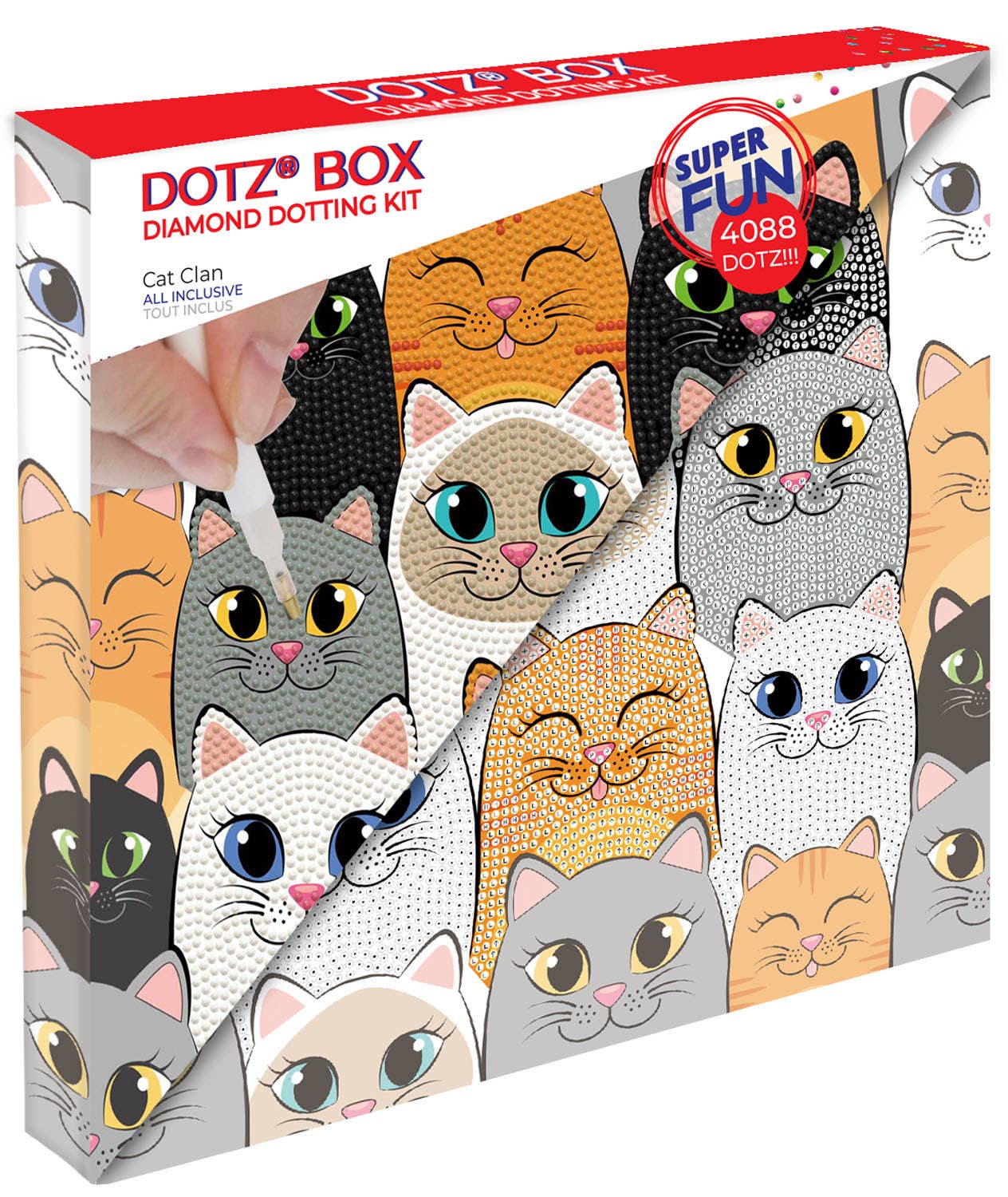 DIAMOND DOTZ® - Cat Clan (Large)