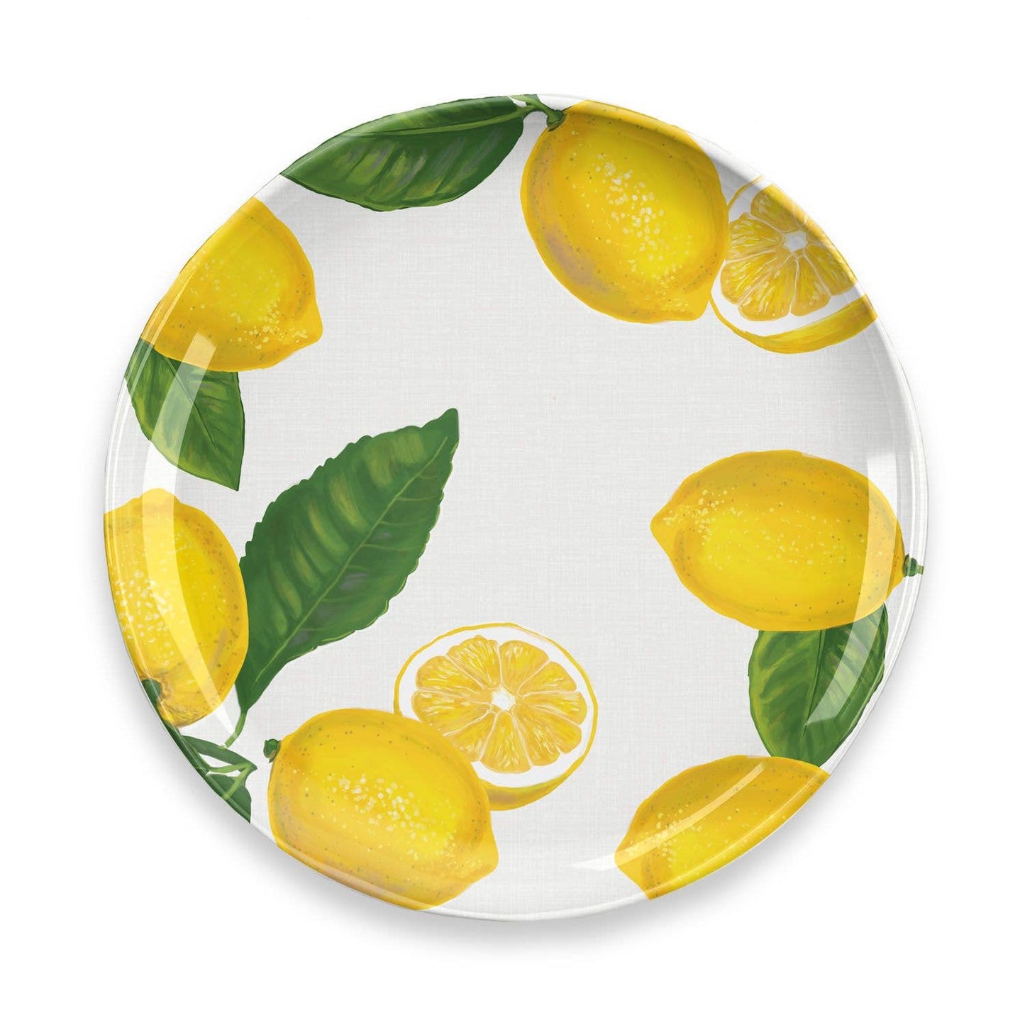 TarHong - Lemon Fresh Dinnerware,Melamine,BPA Free,Dishwasher Safe: Salad Plate 8.5"
