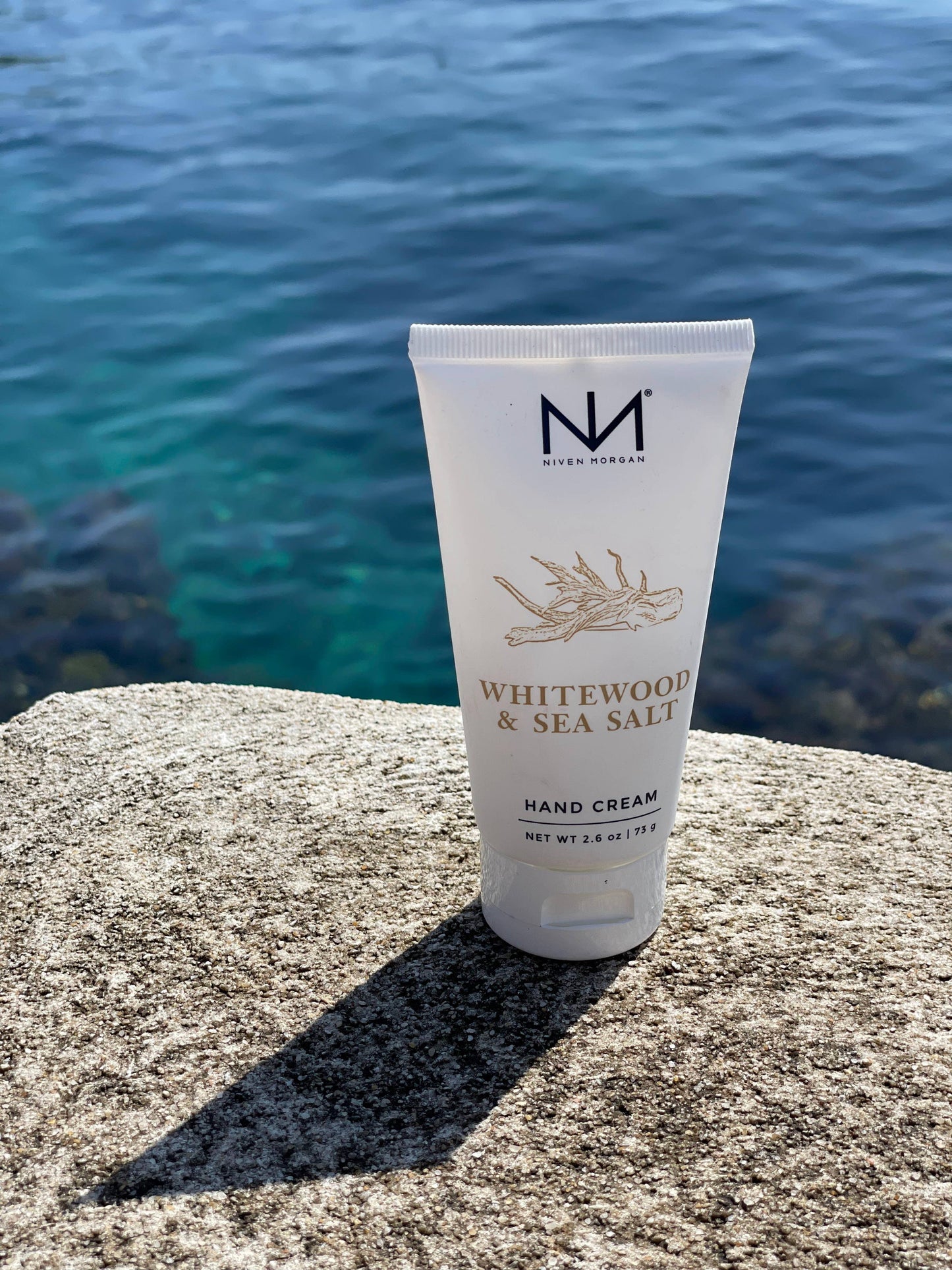Niven Morgan - Whitewood & Sea Salt Travel Hand Cream