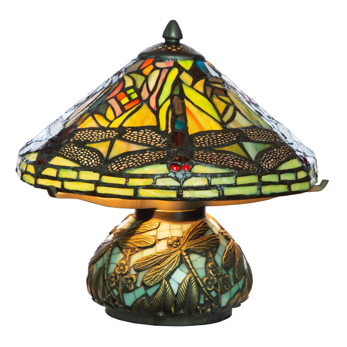 River of Goods - 10.5"H Joyce Green Dragonfly Accent Lamp