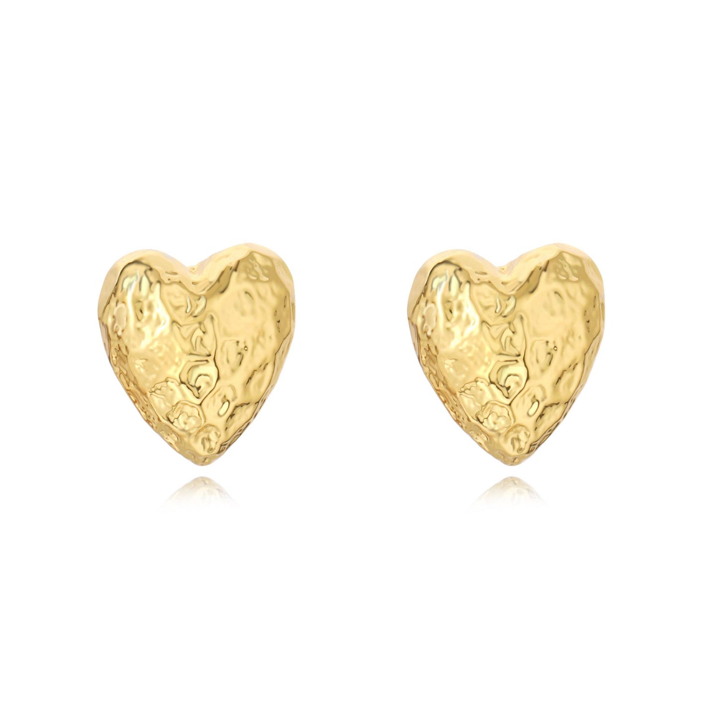 Sahira Jewelry Design - Corinne Heart Studs