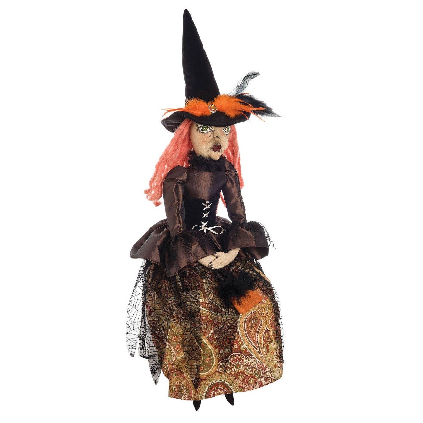 C&F Home - Elfreda Witch Gathered Traditions Art Doll