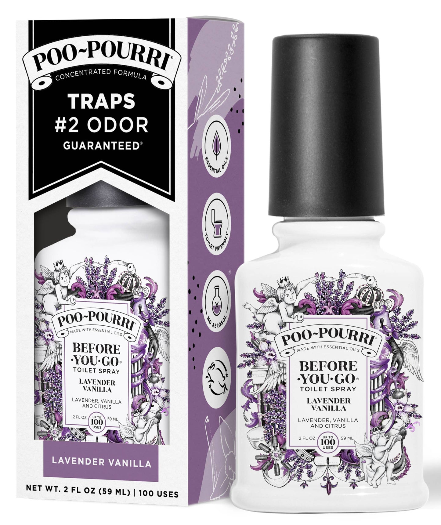 ~Pourri - Poo~Pourri Lavender Vanilla 2oz boxed