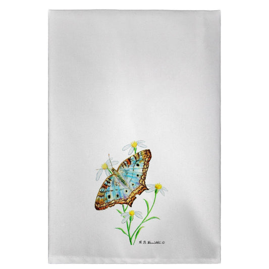 Betsy Drake Interiors - Peacock ButterFly Guest Towel