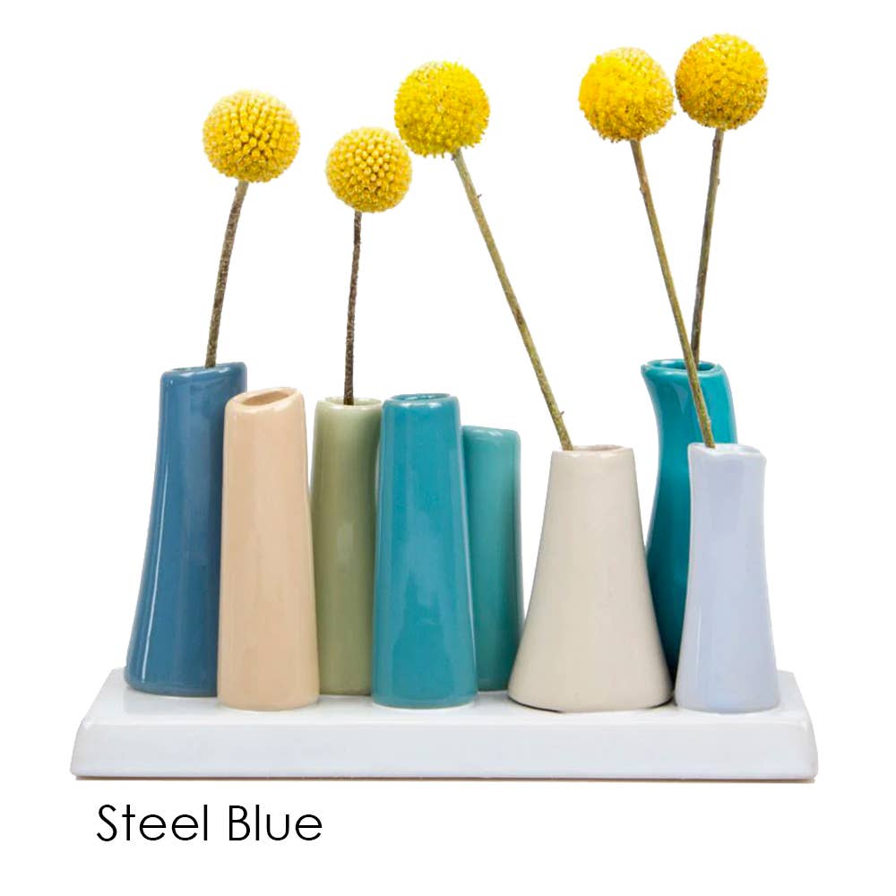 Chive - Pooley Modern Bud Vase For Flowers: Chartreuse