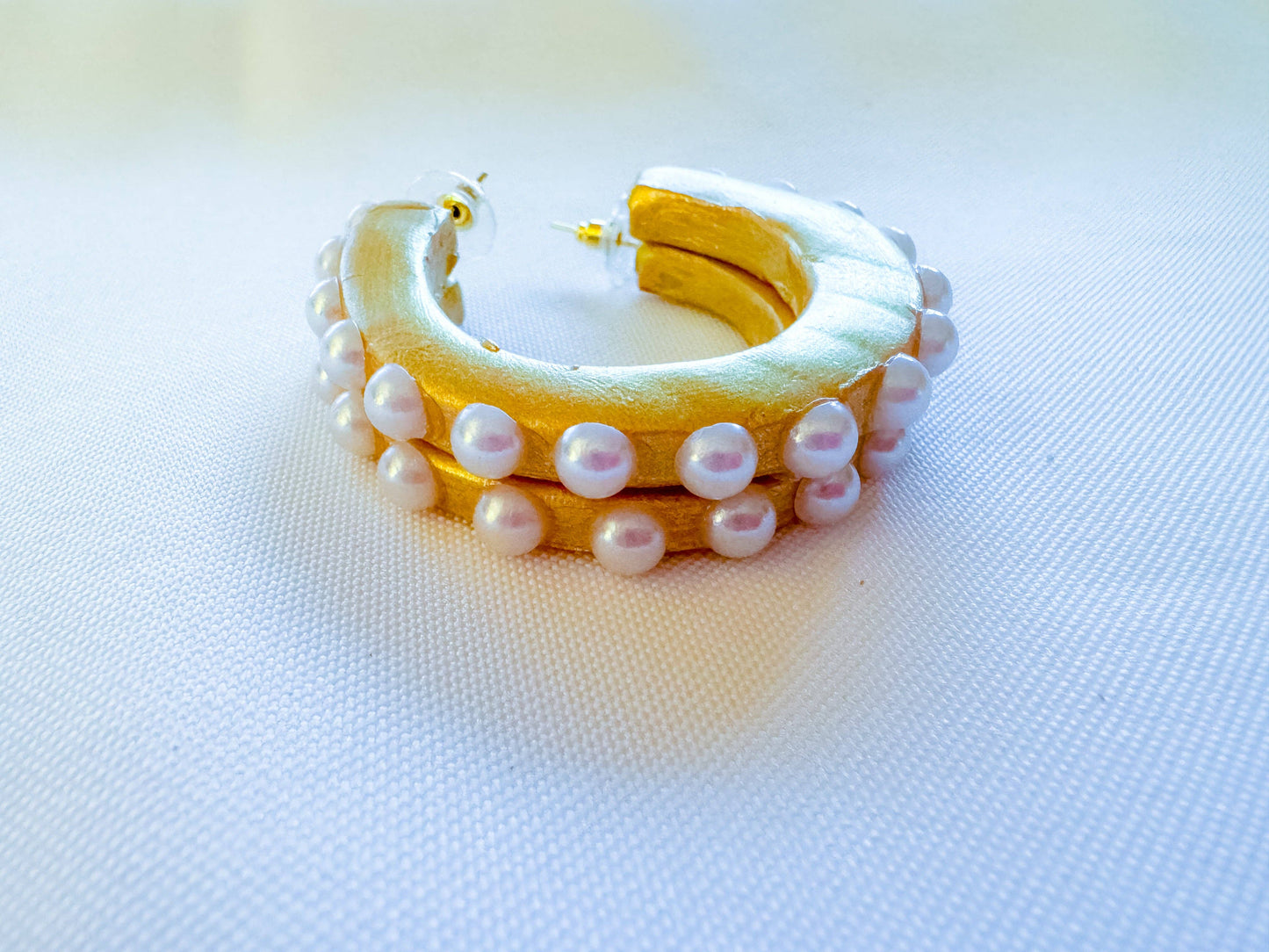 Hidden Truth Jewelry - Pearl Hoops