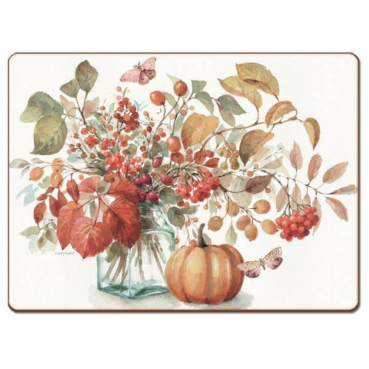 CounterArt/Highland Home/Thirstystone/CoasterStone - Cala Home Autumn In Nature Decorative Hardboard Placemats