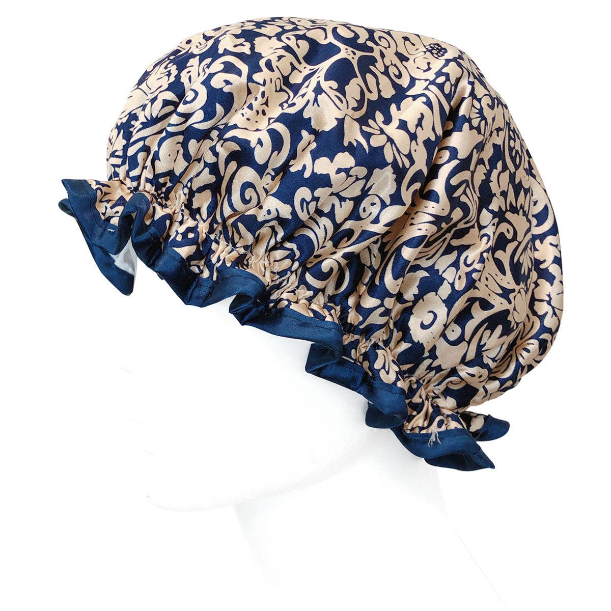 Wrapables.com - Wrapables  Double Layer Waterproof Shower Caps (Set of 4): Majestic Floral