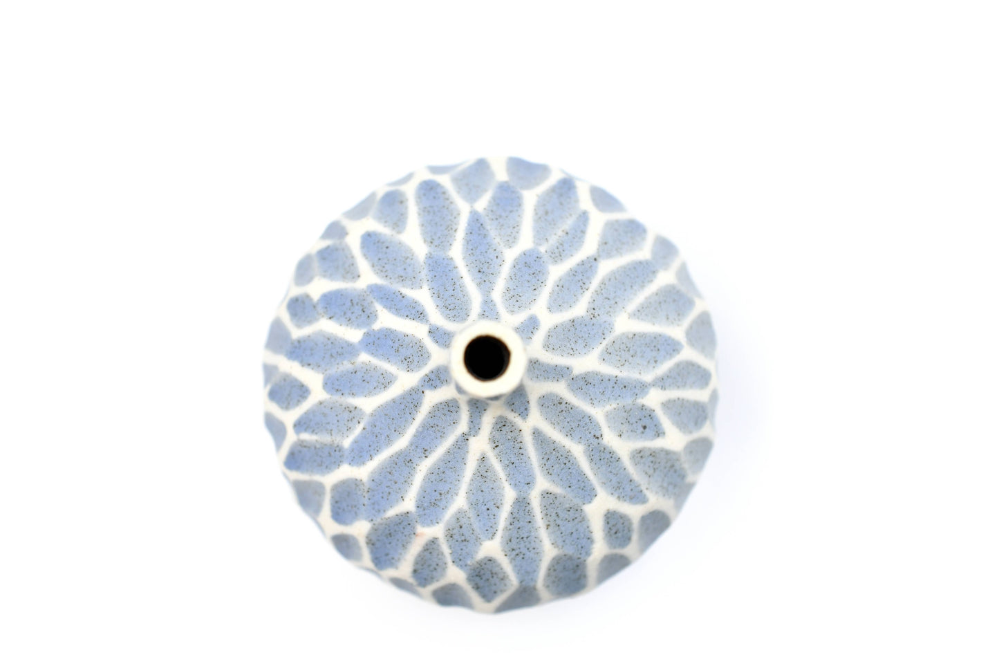 Art Floral Trading LLC - 192BLUESN5 CONGO TINY S-Handcrafted Porcelain Bud Vase